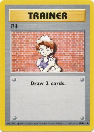 Bill (91/102) [Base Set Shadowless Unlimited] | Chromatic Games