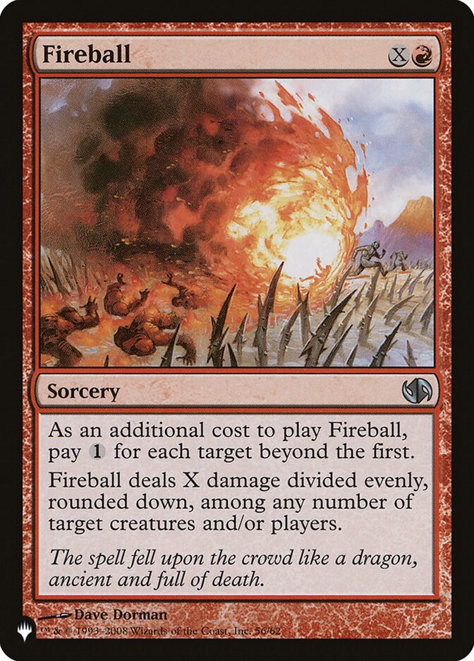 Fireball [The List] | Chromatic Games