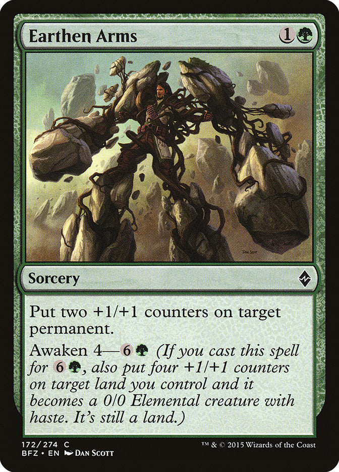 Earthen Arms 172/274 (Battle for Zendikar)  | Chromatic Games