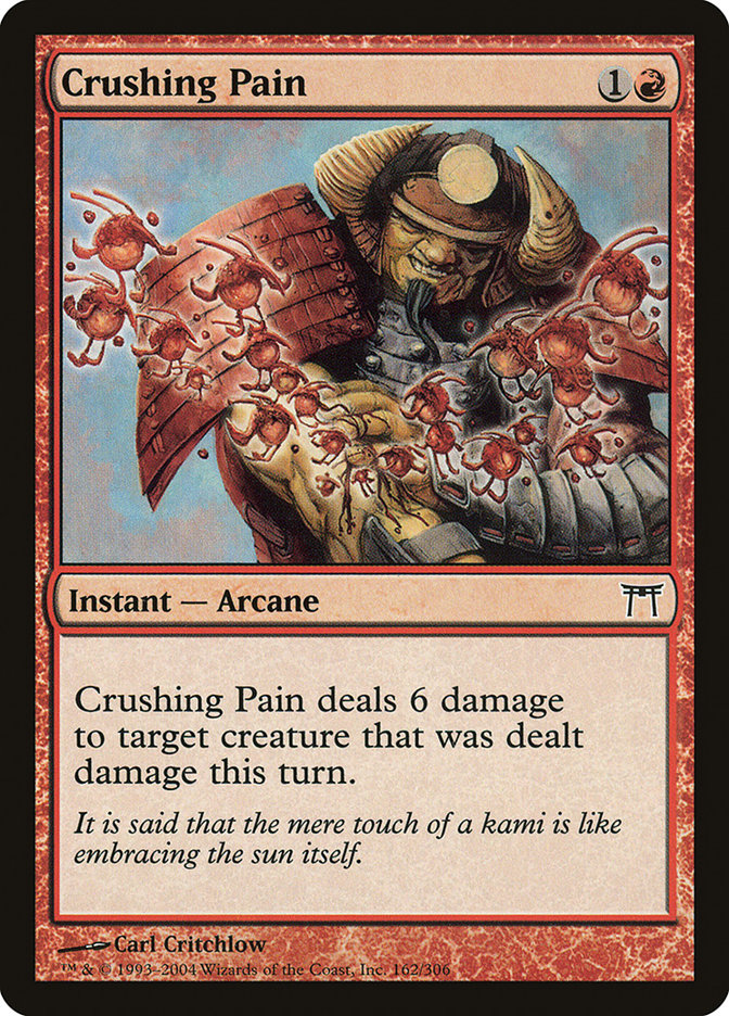 Crushing Pain 162/306 (Champions of Kamigawa)  - Foil | Chromatic Games