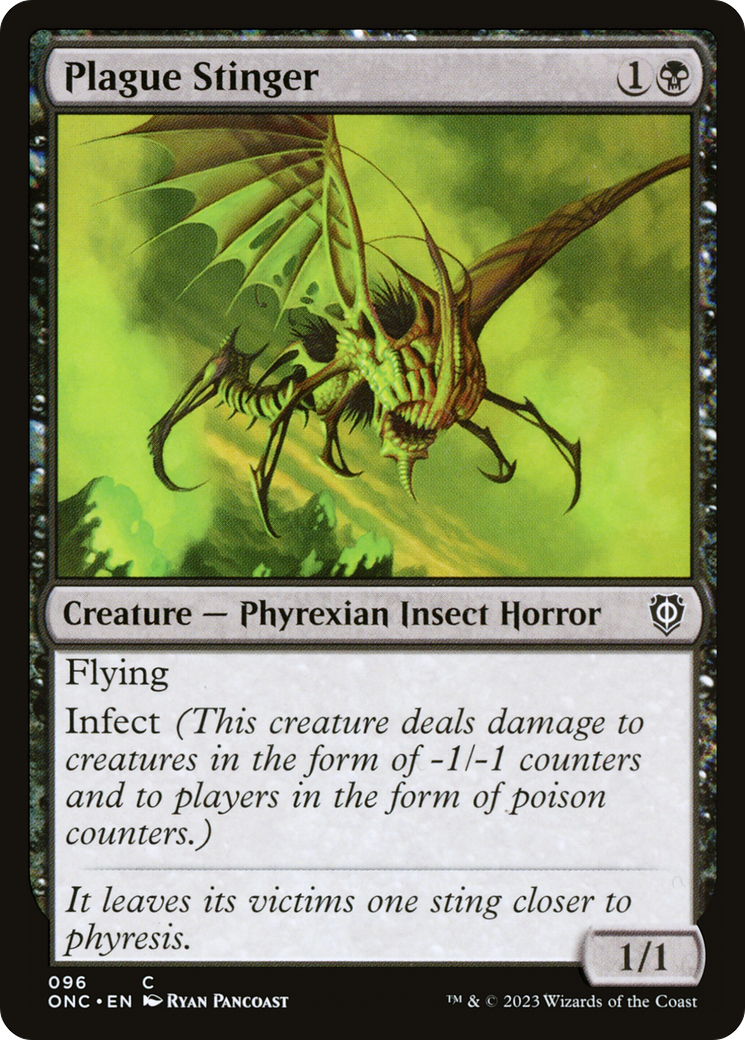 Plague Stinger [Phyrexia: All Will Be One Commander] | Chromatic Games