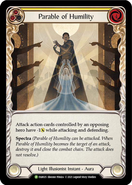 Parable of Humility [FAB025] (Promo)  Cold Foil | Chromatic Games