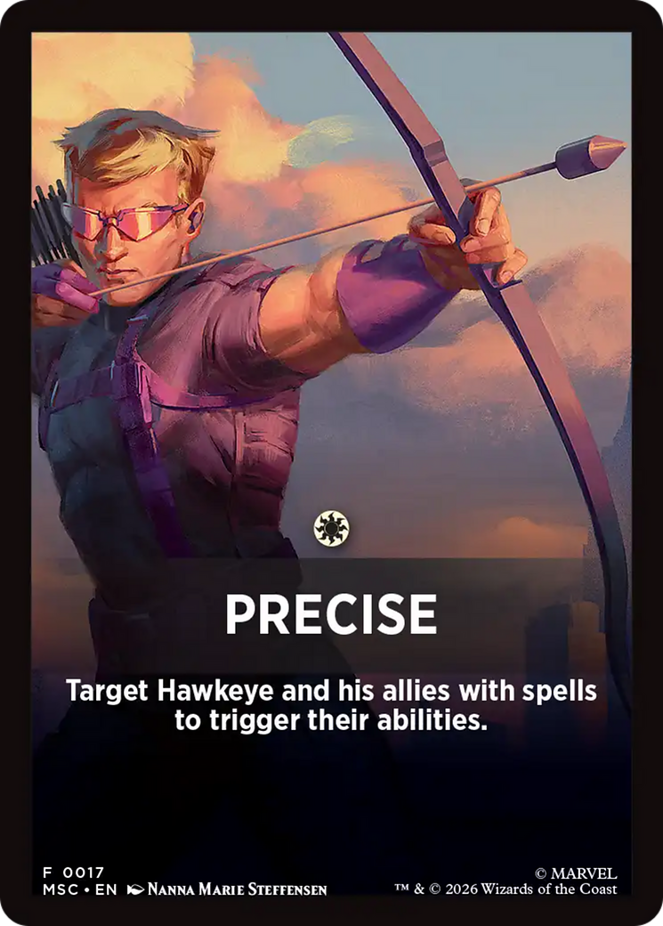 Precise Theme Card [Marvel Super Heroes Commander] | Chromatic Games
