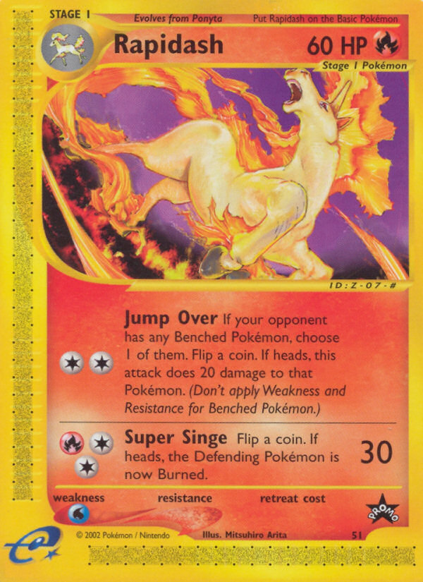 Rapidash (51) [Wizards of the Coast: Black Star Promos] | Chromatic Games