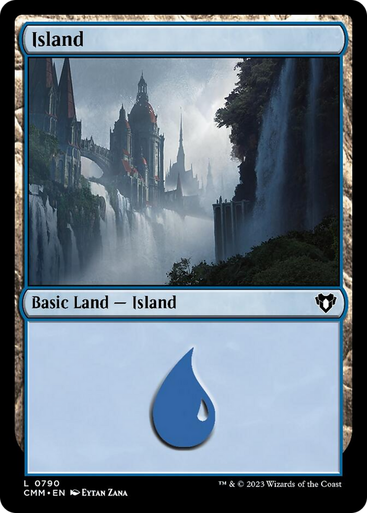 Island (790) [Commander Masters] | Chromatic Games
