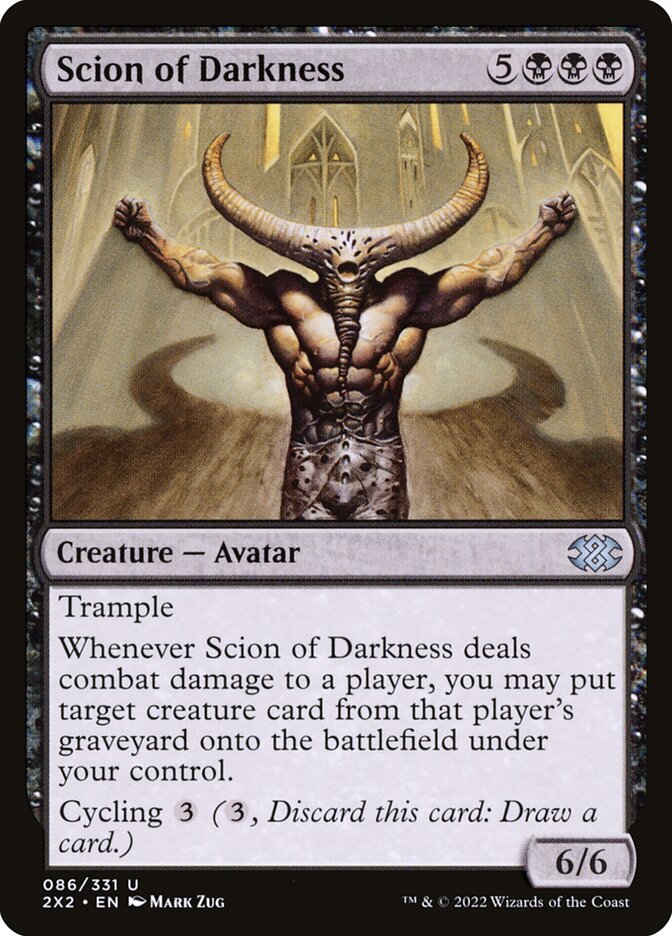 Scion of Darkness 86/331 (Double Masters 2022)  | Chromatic Games