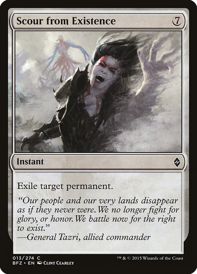 Scour from Existence 13/274 (Battle for Zendikar)  | Chromatic Games