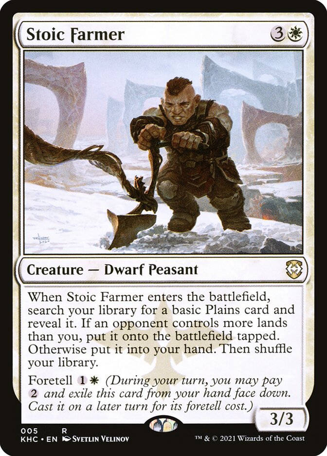 Stoic Farmer 5/1 (Commander: Kaldheim)  | Chromatic Games