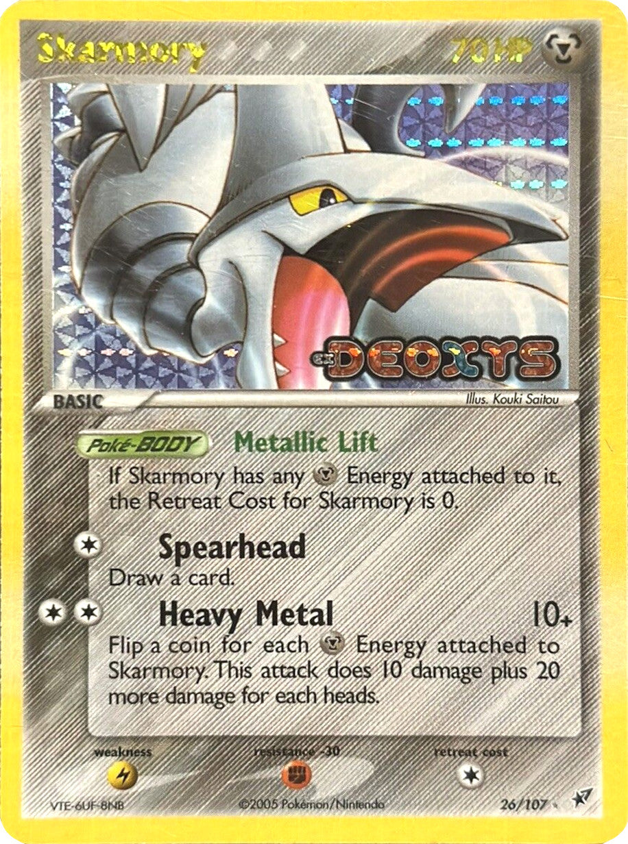 Skarmory (26/107) (Stamped) [EX: Deoxys] | Chromatic Games