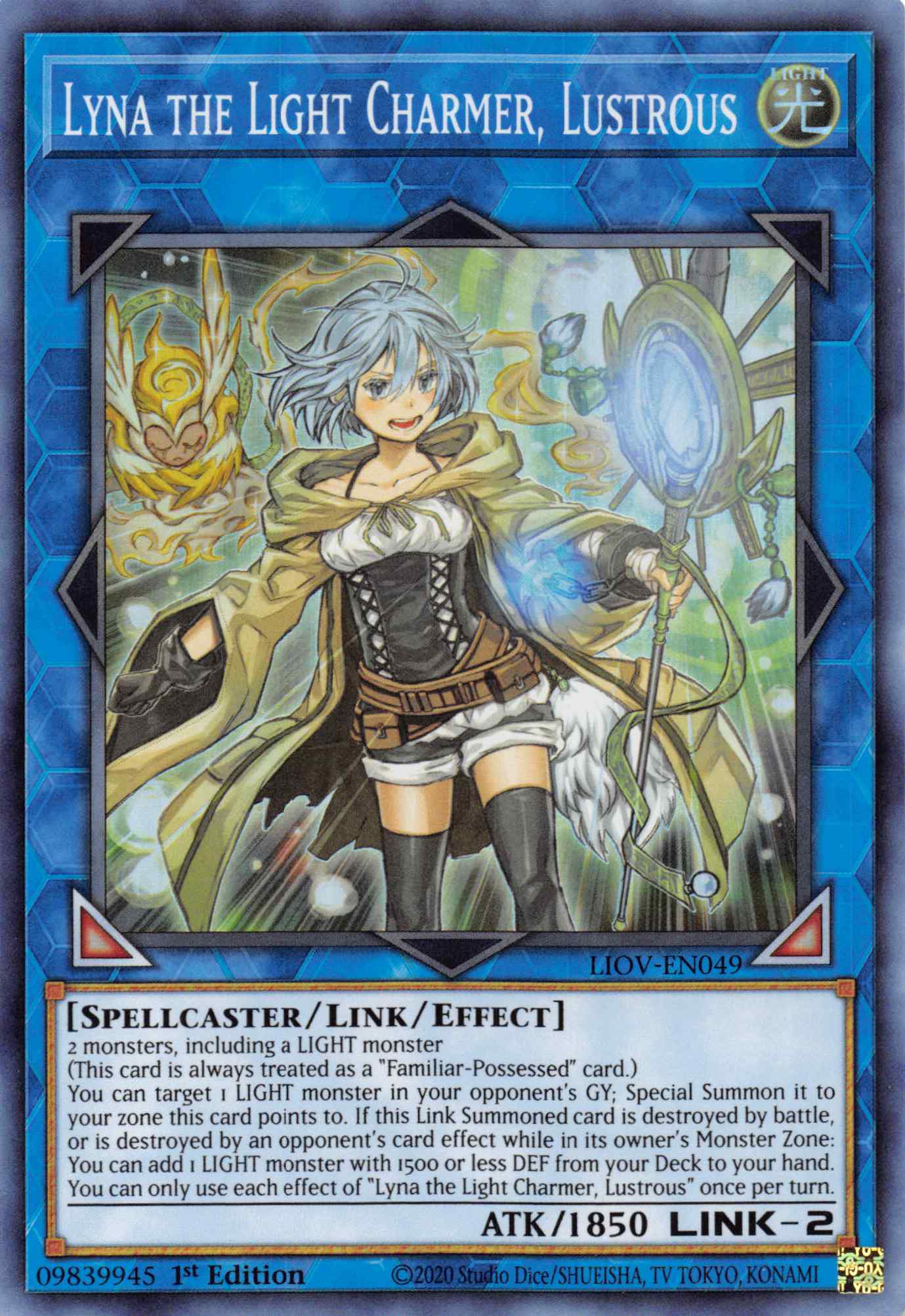 Lyna the Light Charmer, Lustrous [LIOV-EN049] Starlight Rare | Chromatic Games