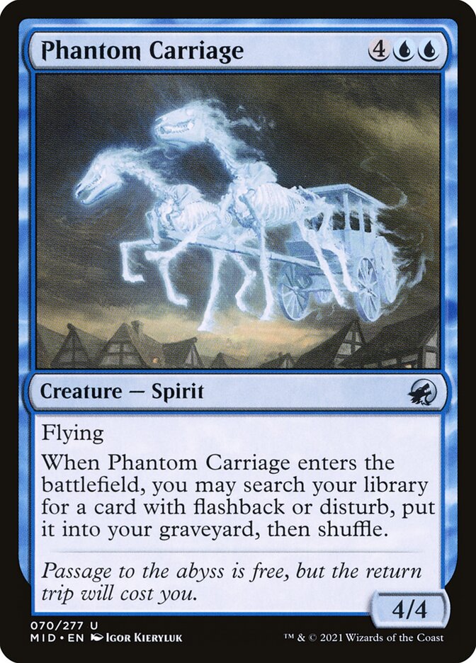 Phantom Carriage 70/277 (Innistrad: Midnight Hunt)  | Chromatic Games