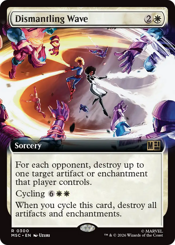 Dismantling Wave (Extended Art) [Marvel Super Heroes Commander] | Chromatic Games