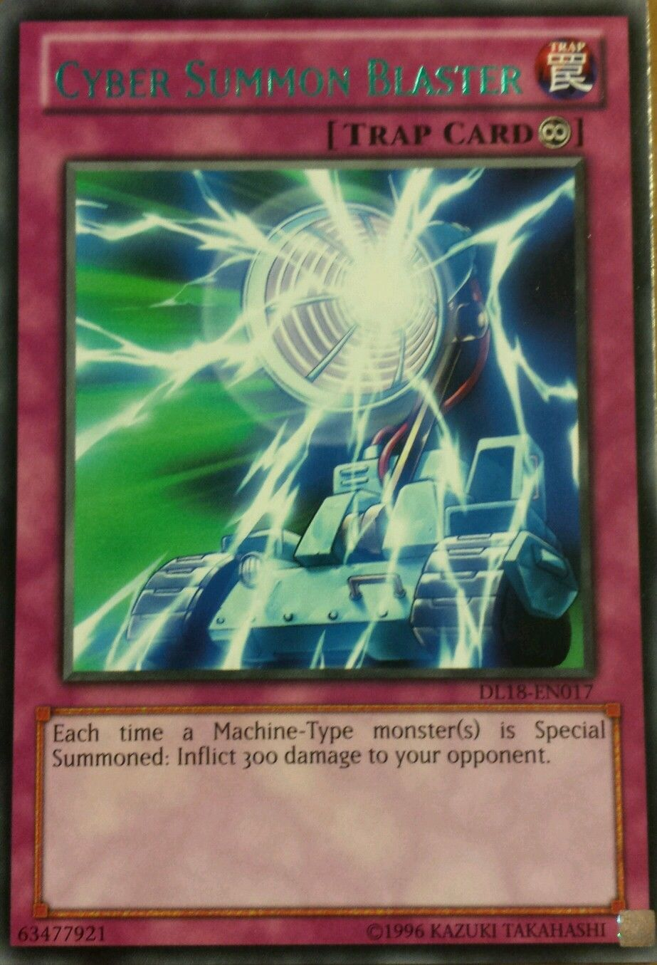 Cyber Summon Blaster (Green) [DL18-EN017] Rare | Chromatic Games