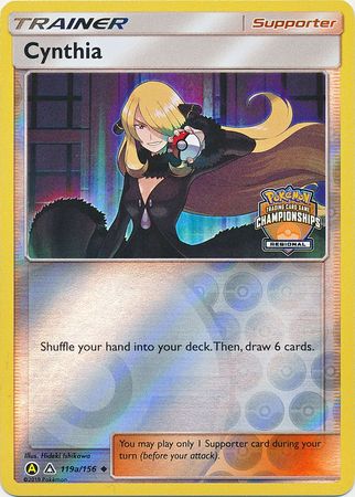 Cynthia (119a/156) (Regional Championship Promo) [Sun & Moon: Ultra Prism] | Chromatic Games