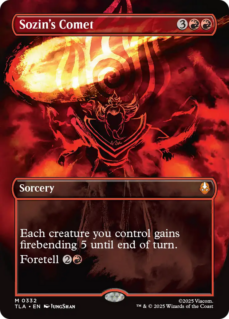 Sozin's Comet (0332) (Borderless) [Avatar: The Last Airbender] | Chromatic Games