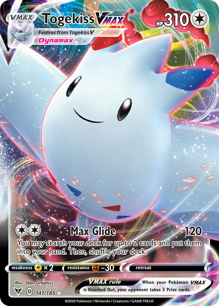 Togekiss VMAX (141/185) [Sword & Shield: Vivid Voltage] | Chromatic Games
