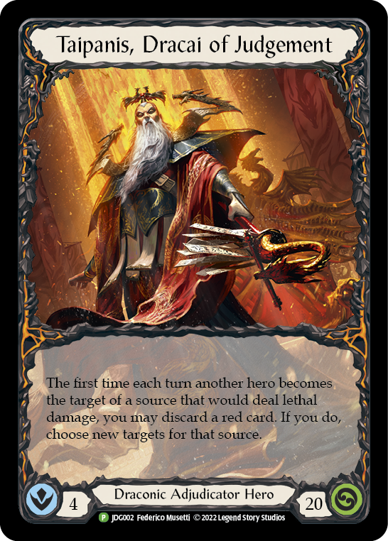 Taipanis, Dracai of Judgement [JDG002] (Promo)  Cold Foil | Chromatic Games