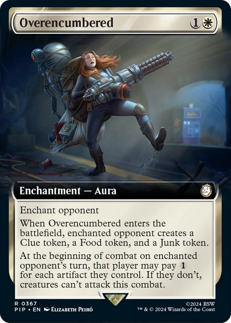 Overencumbered (Extended Art) [Fallout] | Chromatic Games