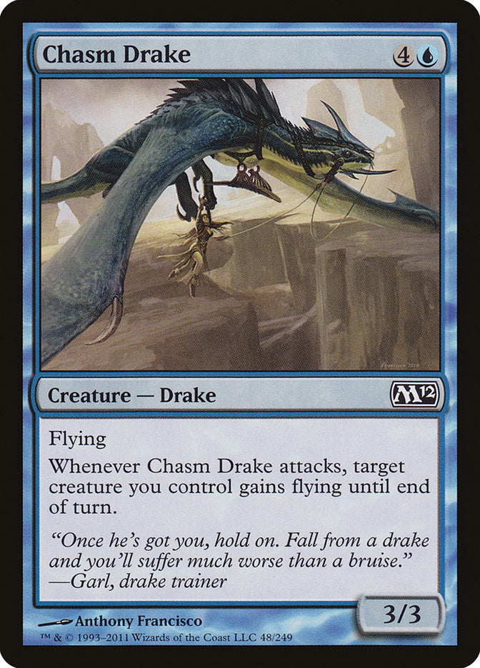 Chasm Drake 48/249 (Magic 2012 (M12))  | Chromatic Games