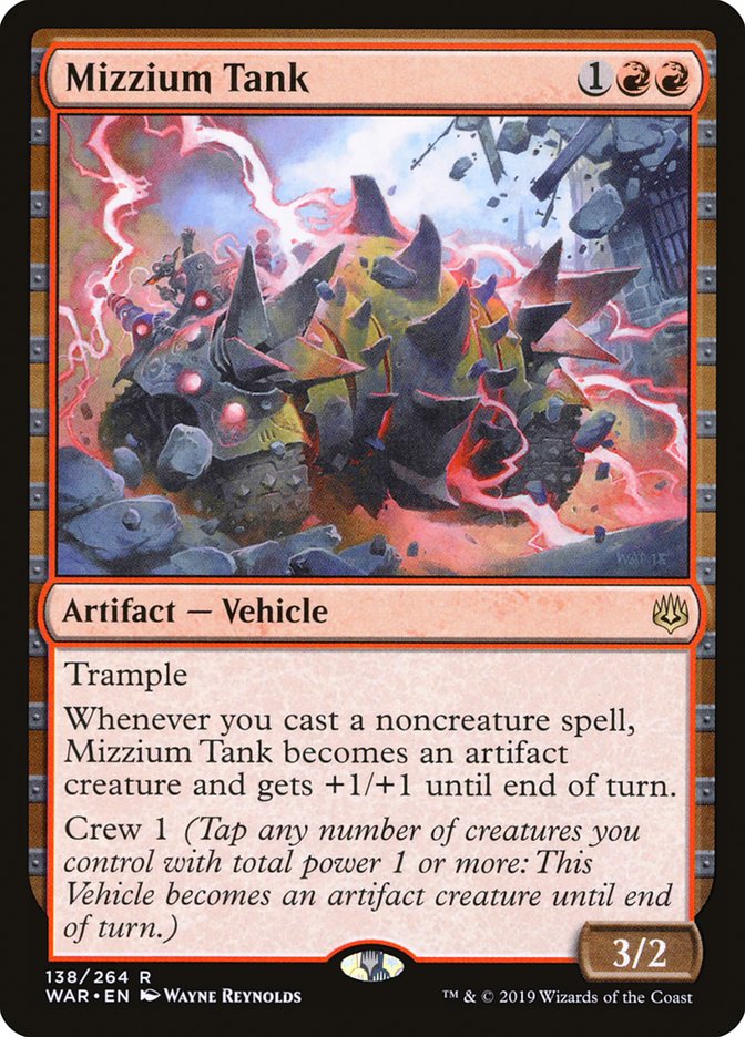 Mizzium Tank 138/264 (War of the Spark)  - Foil | Chromatic Games