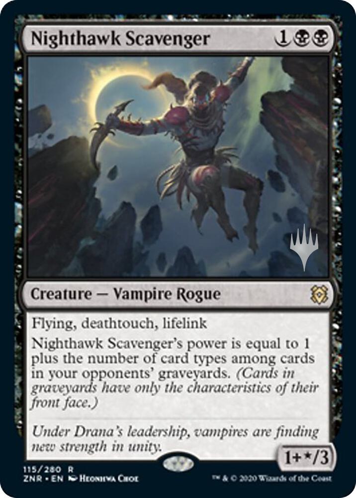 Nighthawk Scavenger 115 (Promo Pack: Zendikar Rising)  | Chromatic Games