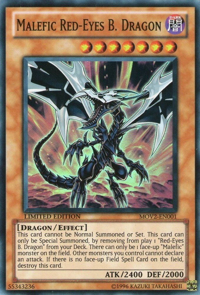 Malefic Red-Eyes B. Dragon [MOV2-EN001] Super Rare | Chromatic Games