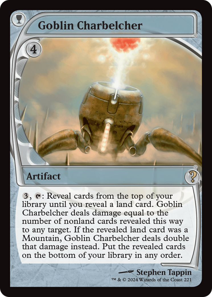 Goblin Charbelcher (Future Sight) [Mystery Booster 2] | Chromatic Games
