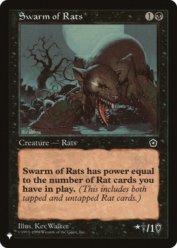 Swarm of Rats [The List Reprints] | Chromatic Games