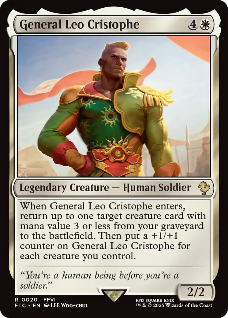 General Leo Cristophe [FINAL FANTASY Commander] | Chromatic Games