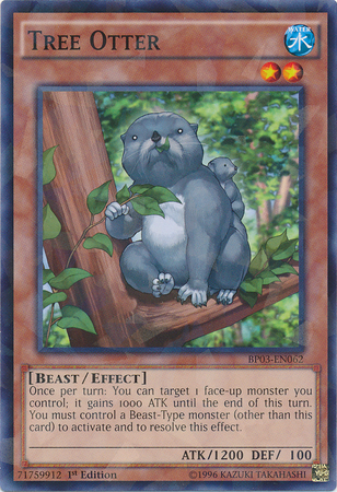 Tree Otter [BP03-EN062] Shatterfoil Rare | Chromatic Games