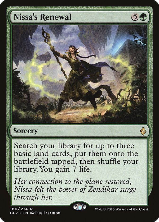 Nissa's Renewal 180/274 (Battle for Zendikar)  | Chromatic Games
