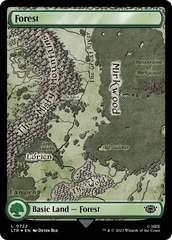 Forest (0722) (Surge Foil) [The Lord of the Rings: Tales of Middle-Earth] | Chromatic Games