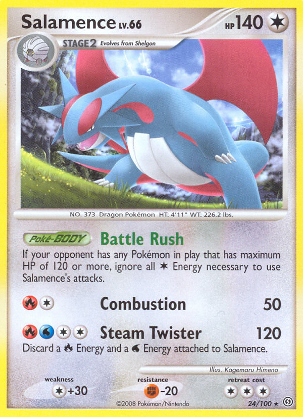 Salamence (24/100) [Diamond & Pearl: Stormfront] | Chromatic Games