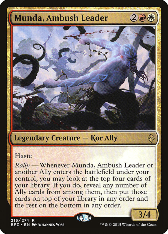 Munda, Ambush Leader 215/274 (Battle for Zendikar)  | Chromatic Games