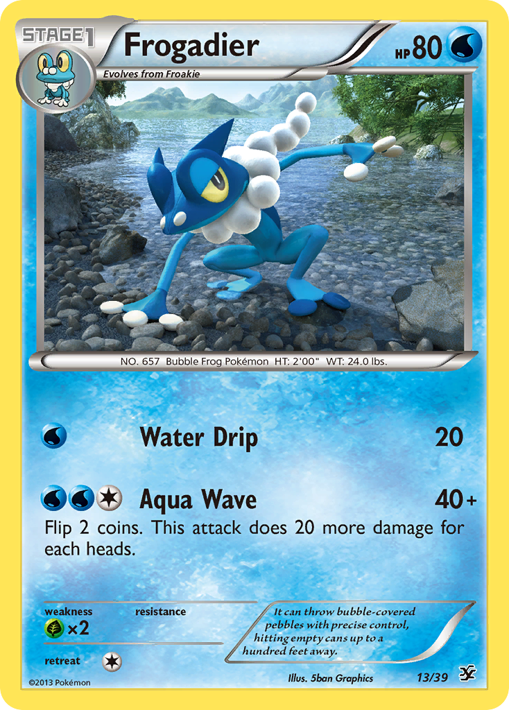 Frogadier (13/39) [XY: Kalos Starter Set] | Chromatic Games