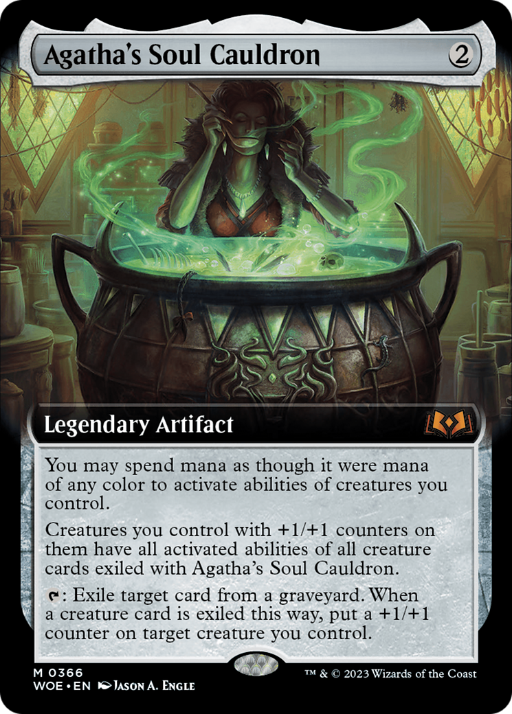 Agatha's Soul Cauldron (Extended Art) [Wilds of Eldraine] | Chromatic Games