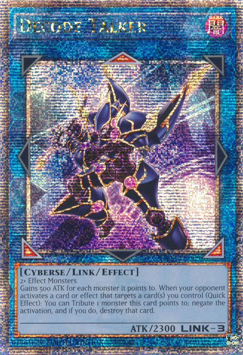 Decode Talker [TN23-EN009] Quarter Century Secret Rare | Chromatic Games