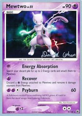 Mewtwo LV.51 (9/100) (Stallgon - David Cohen) [World Championships 2009] | Chromatic Games