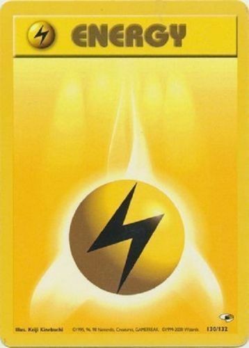 Lightning Energy (130/132) [Gym Heroes Unlimited] | Chromatic Games