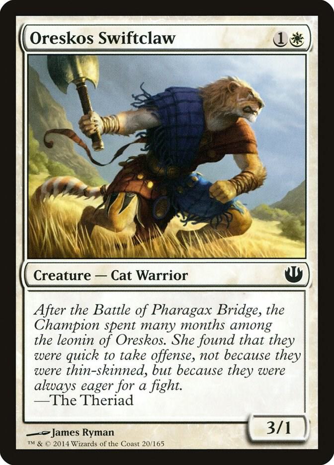 Oreskos Swiftclaw 20/165 (Journey Into Nyx)  | Chromatic Games