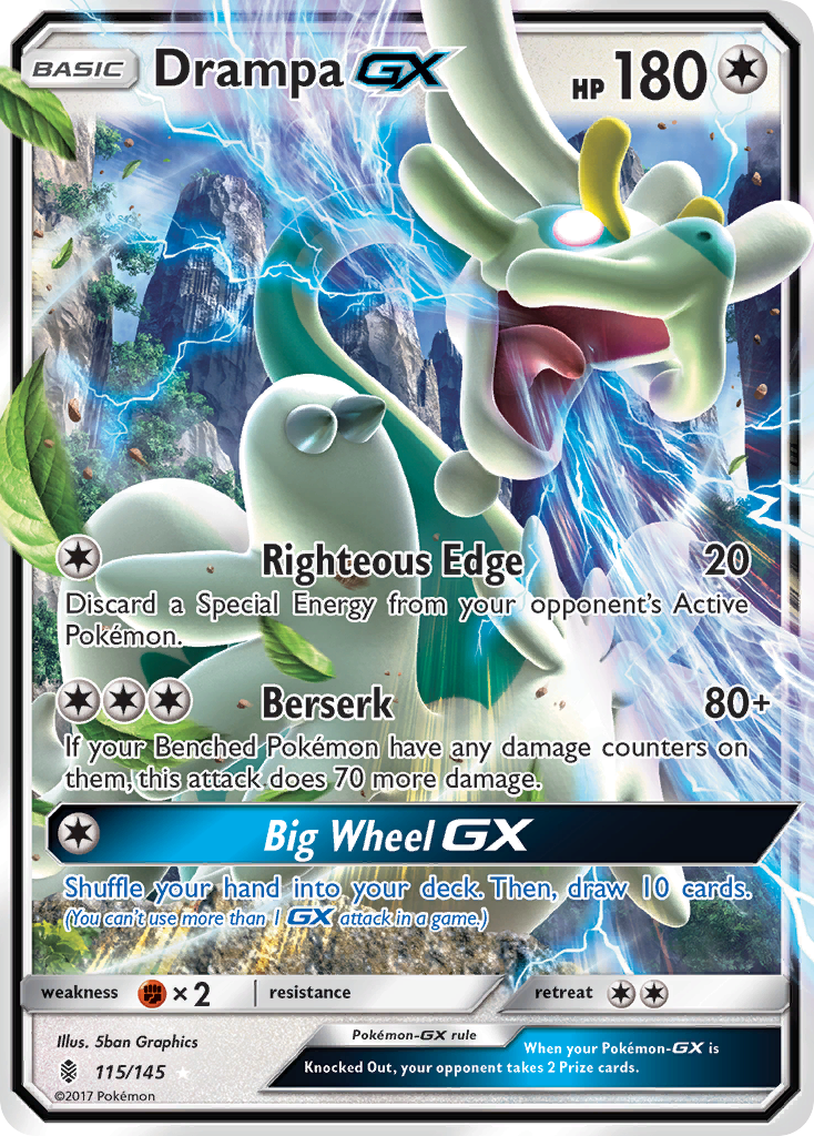 Drampa GX (115/145) [Sun & Moon: Guardians Rising] | Chromatic Games