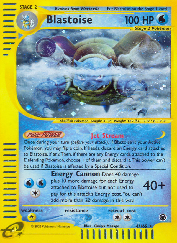 Blastoise (4/165) [Expedition: Base Set] | Chromatic Games