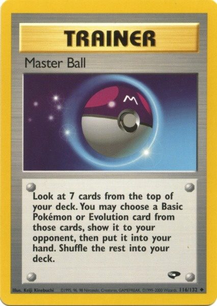 Master Ball (116/132) [Gym Challenge Unlimited] | Chromatic Games