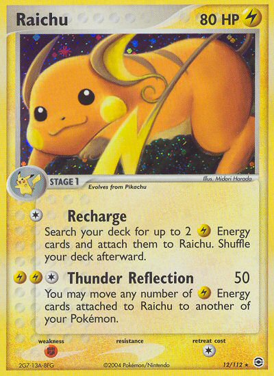 Raichu (12/112) [EX: FireRed & LeafGreen] | Chromatic Games