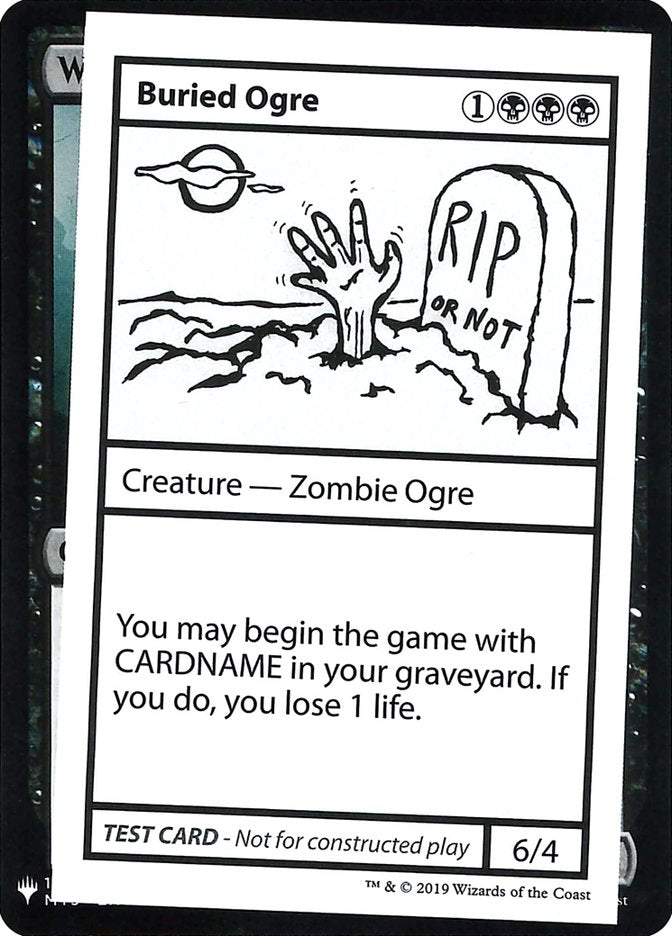 Buried Ogre [Mystery Booster Playtest Cards] | Chromatic Games