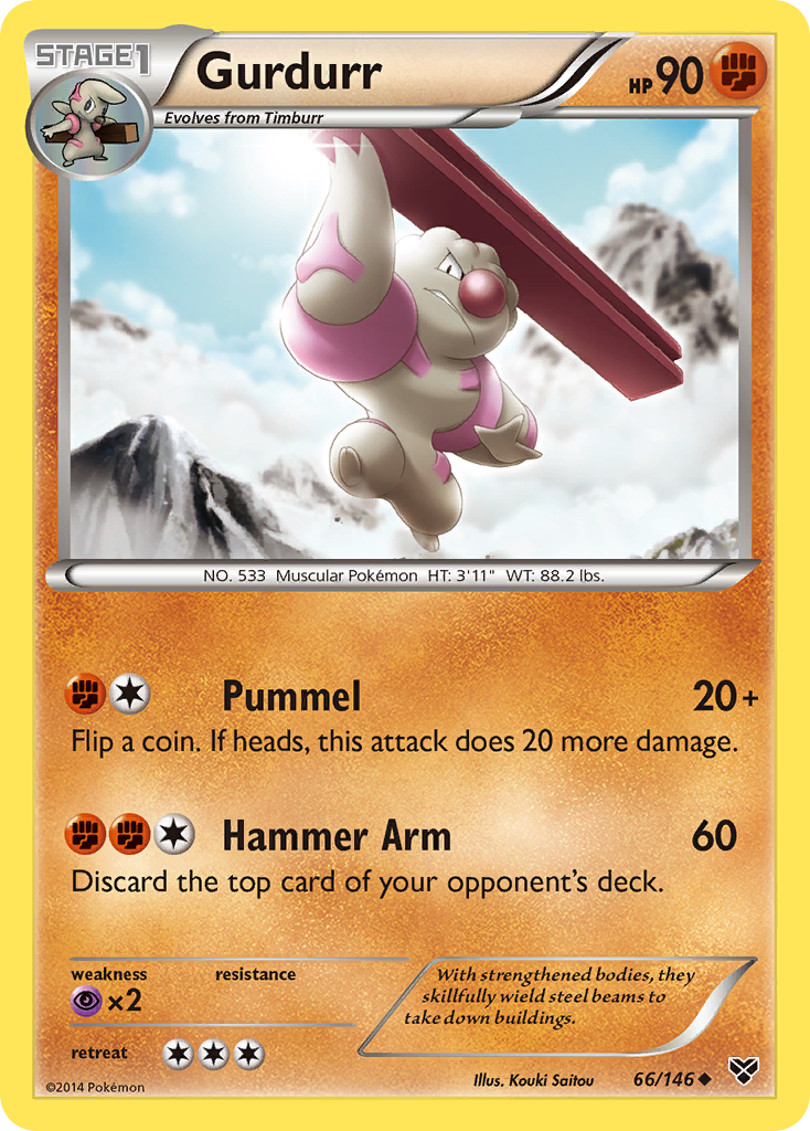 Gurdurr (66/146) [XY: Base Set] | Chromatic Games