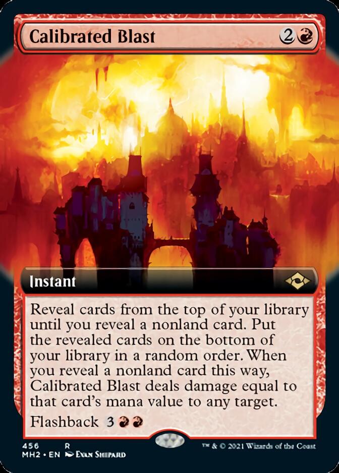 Calibrated Blast (Extended Art) [Modern Horizons 2] | Chromatic Games