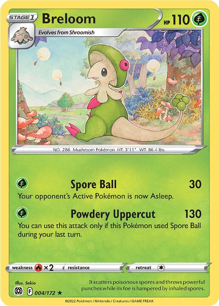 Breloom (004/172) [Sword & Shield: Brilliant Stars] | Chromatic Games