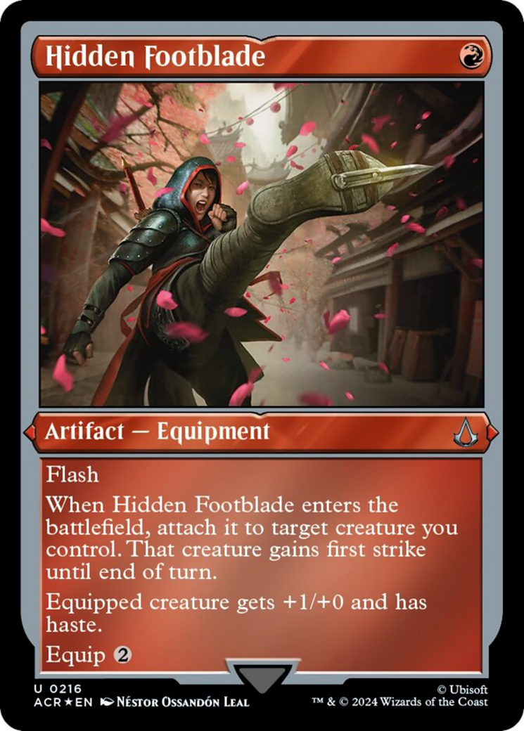 Hidden Footblade (Foil Etched) [Assassin's Creed] | Chromatic Games