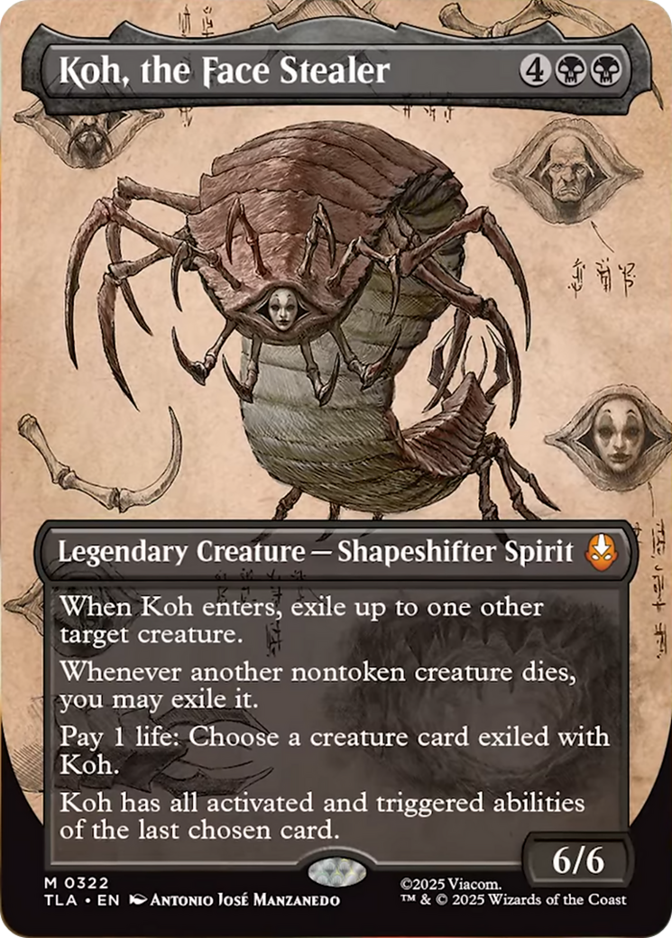 Koh, the Face Stealer (Borderless) [Avatar: The Last Airbender] | Chromatic Games